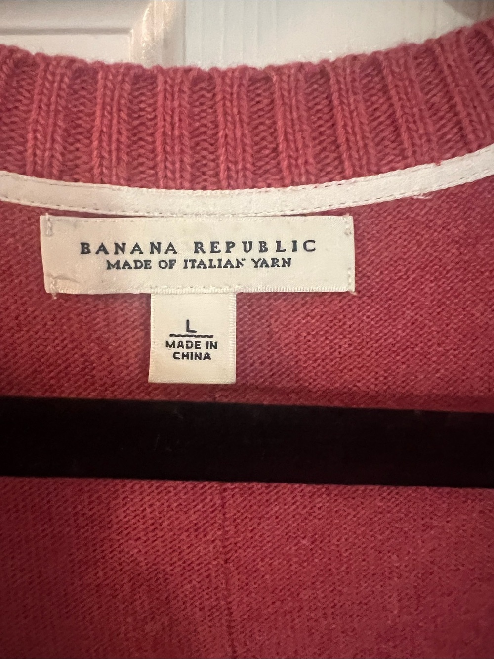 Banana Republic Rose Pink V-Neck Button Front Cardigan - Picture 3 of 5